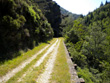 Sur l'ancienne voie du train